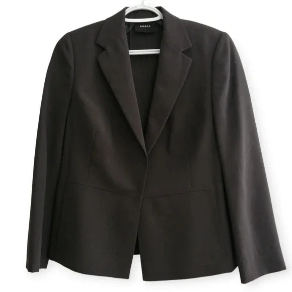 Akris Wool Summer Blazer Single Breasted with Hidden Snap Closure Size 10 - Picture 17 of 17